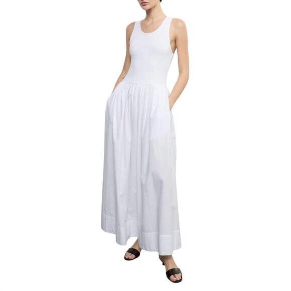 strapless open back dress Silk Rib Maxi Dress main image 0